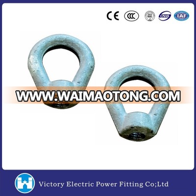 Hot DIP Galvanized Oval Eye Nut for Link Fittings